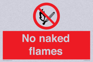 No naked flames